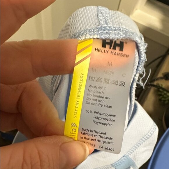 Helly Hansen Light Blue Thermal Pants - Picture 6 of 6